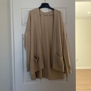 Tan Athleta Cardigan
